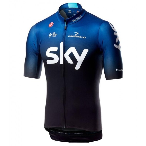 TEAM SKY 2019 Fahrradbekleidung Radtrikot 2IIN9